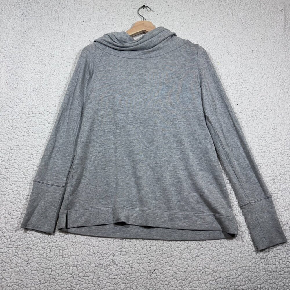 Lilly Pulitzer Womens Gray Cowl Neck Sweater Top Size Small Loungewear - Picture 4 of 6